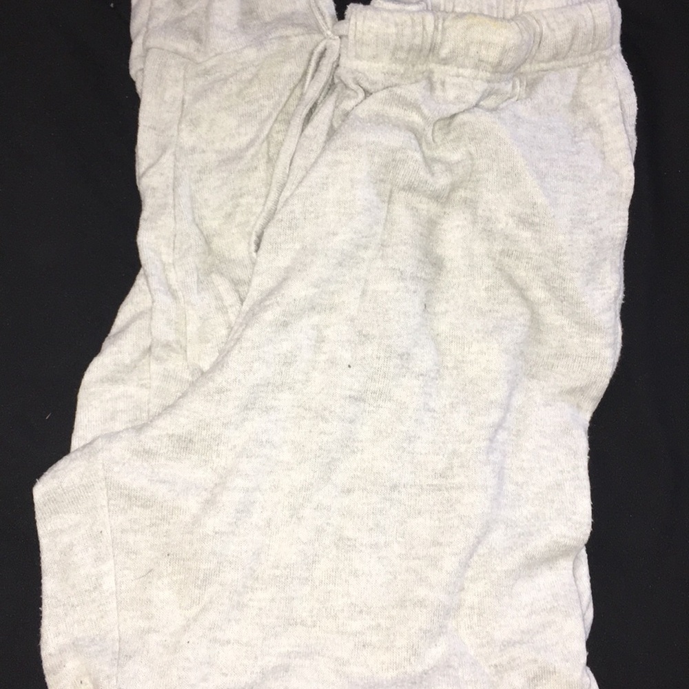 White sweatpants